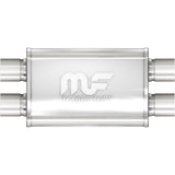 MagnaFlow Exhaust Products 11385 Magnaflow Straight-Through Performance Muffler; 2.25in. Dual/Dual; 4x14x9 Body