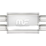 MagnaFlow Exhaust Products 11386 Magnaflow Straight-Through Performance Muffler; 2.5in. Dual/Dual; 4x14x9 Body
