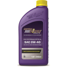 Load image into Gallery viewer, Royal Purple 11484  SAE 0W40 Syn SN GF-5 - Quart