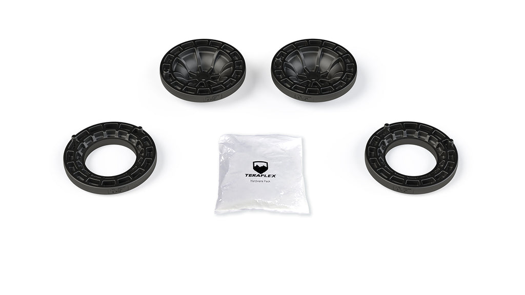 18-Up Wrangler JL 0.5 Inch Coil Spring Spacer Load Level Kit Front & Rear TeraFlex