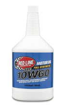 Load image into Gallery viewer, 10W60 Synthetic Motor Oil 1 Quart Red Line Oil
