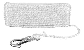 ATTWOOD MARINE 11723-7 3/8X50 SOLID BRAID W/HOOK