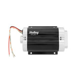 Holley 12-1600-2 160 GPH Dominator In-Line Billet Fuel Pump (Dual Inlet)