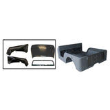 Omix 1200116 Steel Body Kit; Incl. Body Tub/Hood/Fenders/Windshield Frame/Tailgate;
