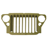 Omix 1202199 Grille; Stamped; 9 Slot Grille;
