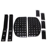 Omix 1202534 Side Step; Pair; Black;
