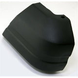 Omix 1203547 Bumper End Cap; Front Left; Black;