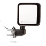Omix 1203932 Door Mirror; Right; Power; Heated; Black;