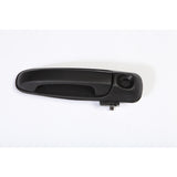 Omix 1204232 Exterior Door Handle; Black; w/Hole For Lock Cylinder;