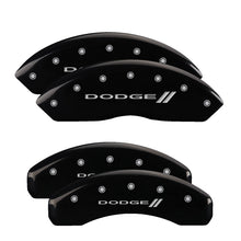 Load image into Gallery viewer, MGP Caliper Covers 12059SDD3BK Set of 4: Black finish, Silver Dodge ll