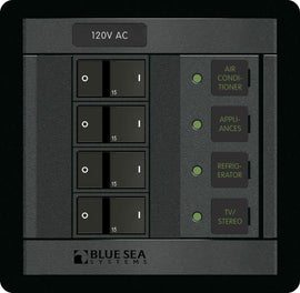 BLUE SEA 1210-BSS PANEL 360 120VAC 4POS FR