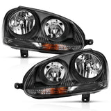 ANZO USA 121542 Crystal Headlight Black (Halogen Only)