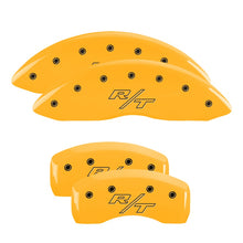 Load image into Gallery viewer, MGP Caliper Covers 12192SRTRYL Set of 4: Yellow finish, Black RT (Vintage)