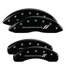 Load image into Gallery viewer, MGP Caliper Covers 12204SDGOBK Set of 4: Black finish, Silver Durango ll