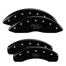 Load image into Gallery viewer, MGP Caliper Covers 12204SRTRBK Set of 4: Black finish, Silver RT (Vintage)