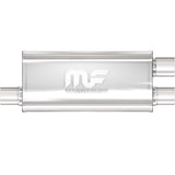 MagnaFlow Exhaust Products 12265 Magnaflow Straight-Through Performance Muffler; 2.5in. Offset/Dual; 5x18x8 Body