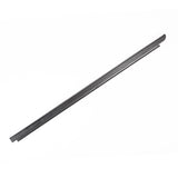Omix 1230329 Door Glass Seal; Outer; Front Left; Rubber;