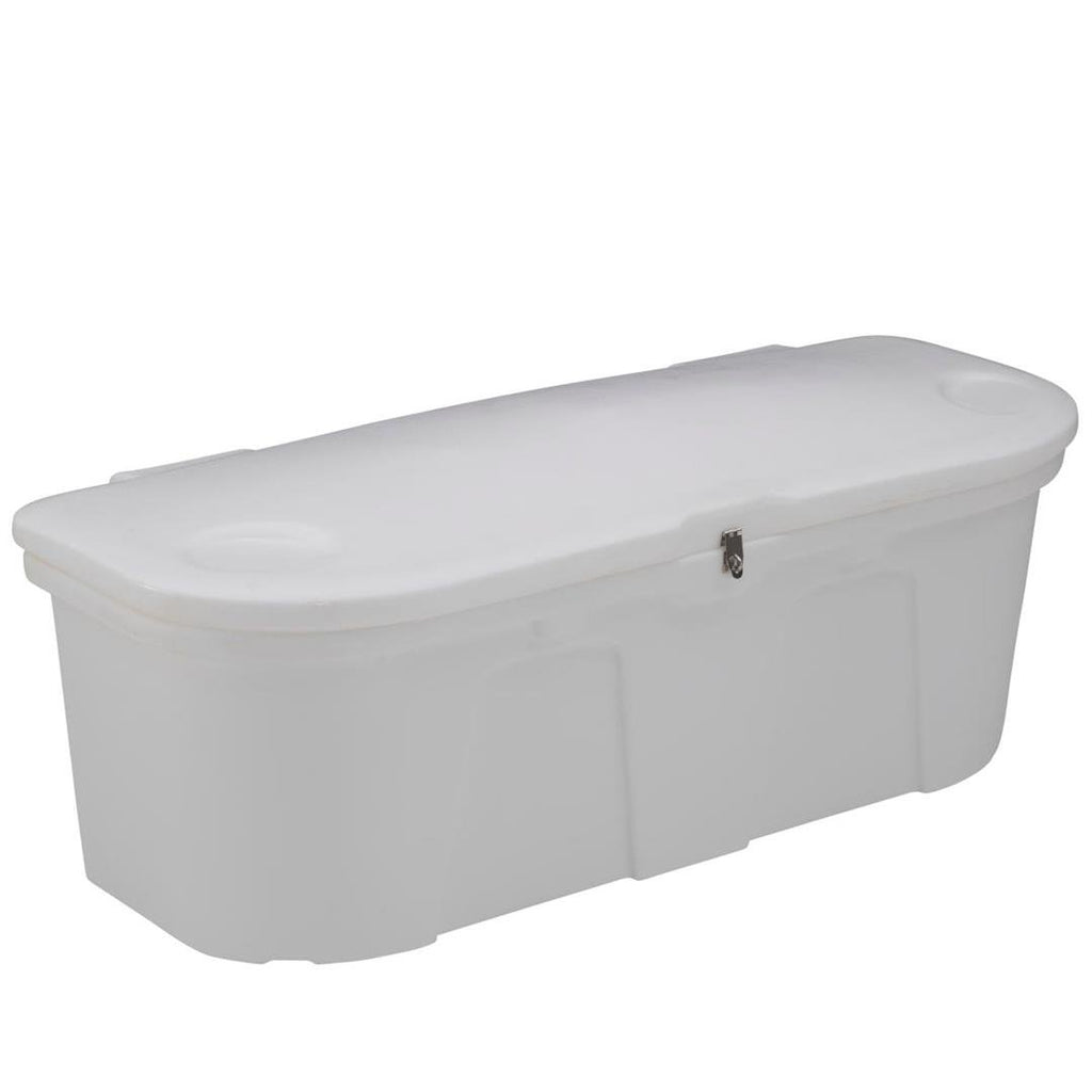 TAYLOR MADE 123750 S'N'G 5.5 FT. POLY DOCK BOX- WHITE