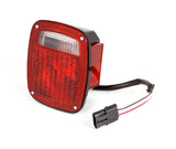 Omix 1240312 Tail Light Assembly; Right; Black Housing;