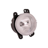 Omix 1240712 Fog Light Assembly; Left Or Right; Clear; Black Housing;