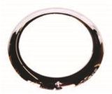 Omix 1241901 Head Light Bezel; Left or Right; Chrome; Sold Individually;
