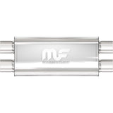MagnaFlow Exhaust Products 12469 Magnaflow Straight-Through Performance Muffler; 3in. Dual/Dual; 5x18x8 Body