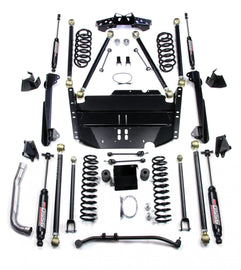 97-06 Jeep Wrangler TJ SWB 4 Inch Pro LCG Long Arm Suspension System & 9550 VSS Twin-Tube Shocks TeraFlex