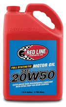 Load image into Gallery viewer, 20w50 Oil 1 Gallon 20w50 Synthetic Oil Red Line Oil