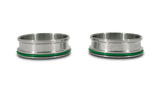 Vibrant Performance 12555 HD Clamp Stainless Weld Ferrules with O-Rings for 2.50