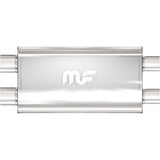 MagnaFlow Exhaust Products 12569 Magnaflow Straight-Through Performance Muffler; 3/2.5in. Dual/Dual; 5x22x11 Body