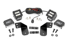 Load image into Gallery viewer, LED Light | RR Cage Mount | 2" Black Flood Pair | Polaris Ranger 1000/Ranger XP 900/1000
