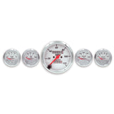 AutoMeter 1300-00408 Traditional incandescent lighting illuminates around the perimeter of the dial