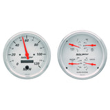 AutoMeter 1303 Traditional incandescent lighting illuminates around the perimeter of the dial