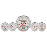 AutoMeter 1311 Traditional incandescent lighting illuminates around the perimeter of the dial