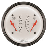 AutoMeter 1313 Traditional incandescent lighting illuminates around the perimeter of the dial