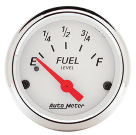 AutoMeter 1317 Traditional incandescent lighting illuminates around the perimeter of the dial