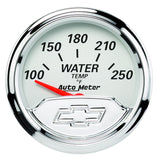 AutoMeter 1337-00408 Traditional incandescent lighting illuminates around the perimeter of the dial