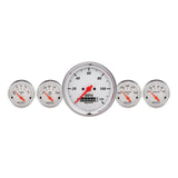 AutoMeter 1340 Traditional incandescent lighting illuminates around the perimeter of the dial
