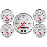 AutoMeter 1350 Traditional incandescent lighting illuminates around the perimeter of the dial