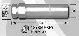 GORILLA 1378SD-KEYB DUPLEX SOCKET KEY
