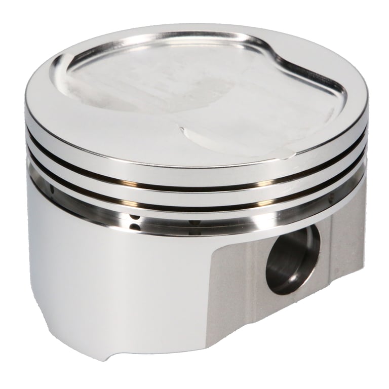 JE Pistons 138726 Piston Set, 4032, Inv Dome/Dish, 4.030 Bore, 1.600 CD, 0.912 Pin, Set of 8.