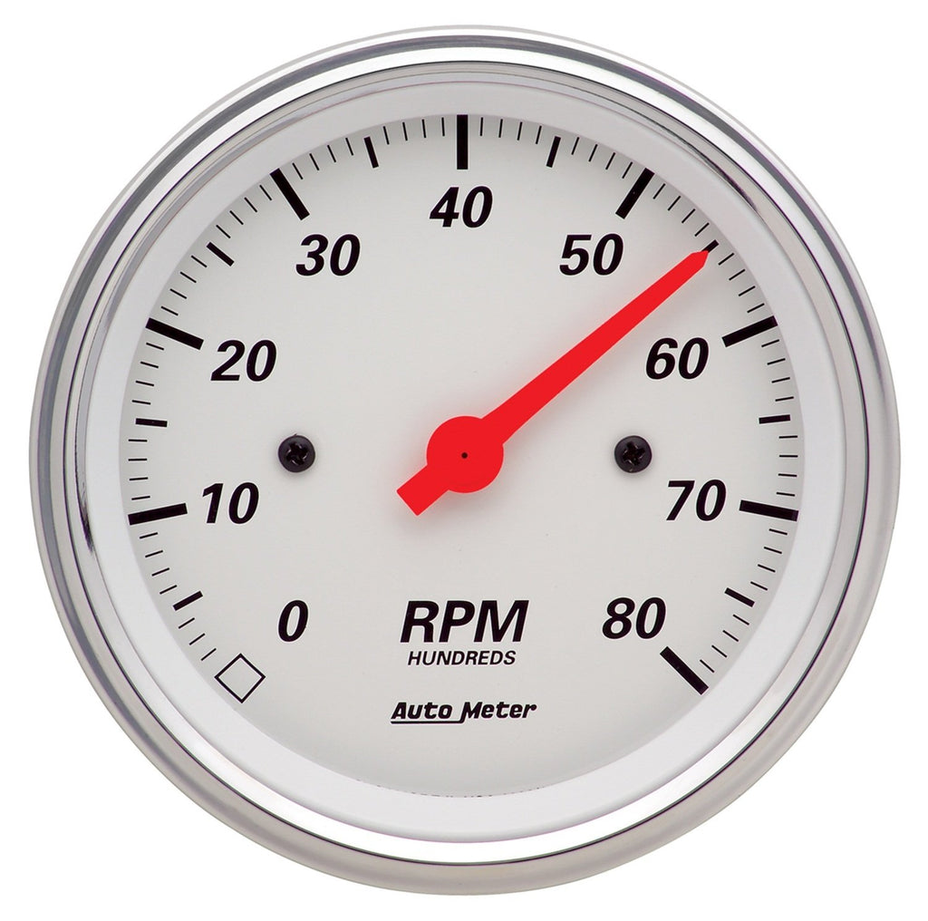 AutoMeter 1390 Traditional incandescent lighting illuminates around the perimeter of the dial