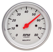 Load image into Gallery viewer, AutoMeter 1390 Traditional incandescent lighting illuminates around the perimeter of the dial