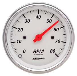 AutoMeter 1390 Traditional incandescent lighting illuminates around the perimeter of the dial