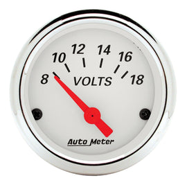 AutoMeter 1391 Traditional incandescent lighting illuminates around the perimeter of the dial