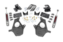 Load image into Gallery viewer, 2 Inch Lowering Kit | 4 Inch Rear Lowering | Alum/Stamped Knuckle | Chevy/GMC 1500 (14-18)