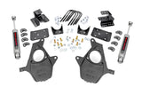 Rough Country 71630 2 Inch Lowering Kit | 4 Inch Rear Lowering | Alum/Stamped Knuckle | Chevy/GMC 1500 (14-18)