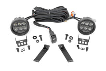 Load image into Gallery viewer, LED Light Kit | Ditch Mount | Black Series Round | 3.5 Inch | Amber DRL | Jeep Cherokee KL (14-21)
