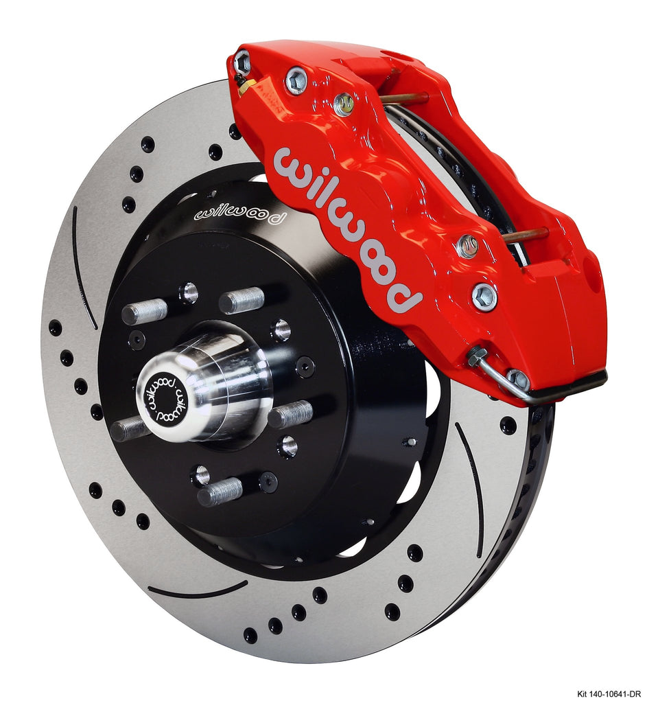 WILWOOD 140-10641-DR W6A FRT HUB 14.00DRILL-RD