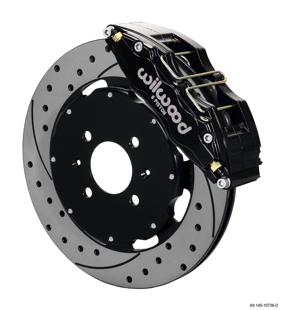 WILWOOD 140-10736-D DP6 FRT KIT12.19 DRILLED